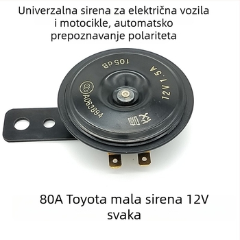 12V simfonijski rog za motocikl s bakrenom navojem i membranom od manganskog čelika