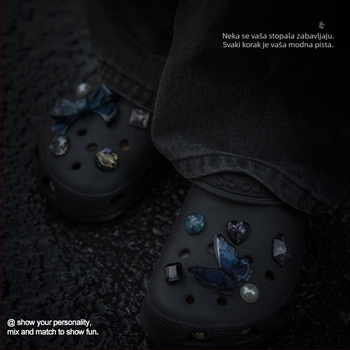 Crocs dodaci za cipele s rupama, charms i 3D klipse za DIY dekoraciju