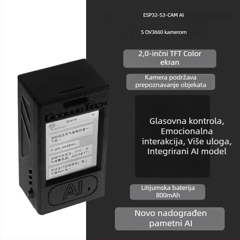 AI dijaloški robot set s ESP32-S3-CAM N16R8 razvojnom pločom i kamerom