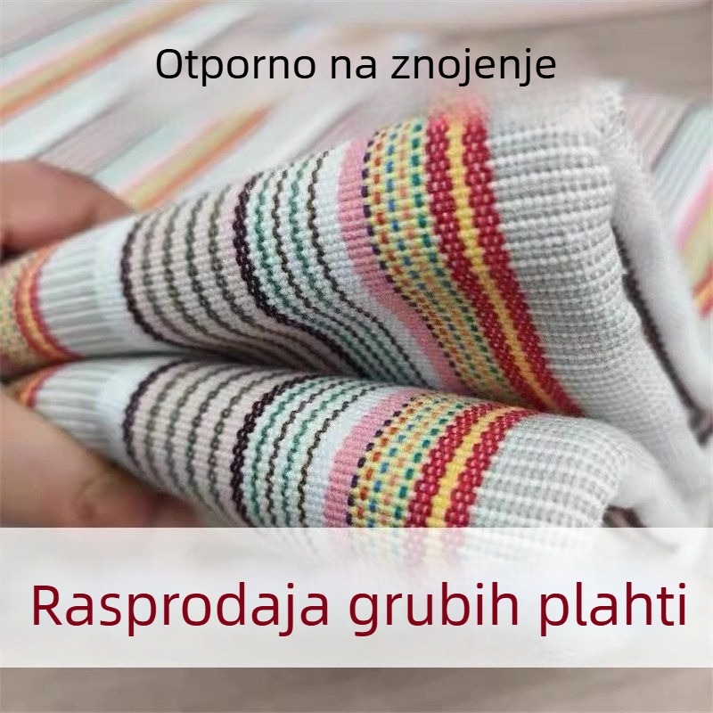 Set posteljine od grubog pamuka za ljeto — mekanrashladni pokrivač, plahta i navlaka za jastuk, trodijelni set