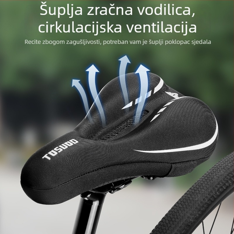 Navlaka za sjedište bicikla od silikona, debela i izuzetno mekana, s brzo otpuštanje, za MTB