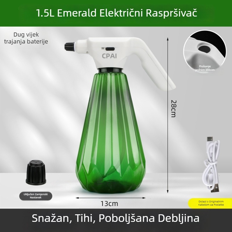 Električna raspršivačka posuda za vrt i zalijevanje