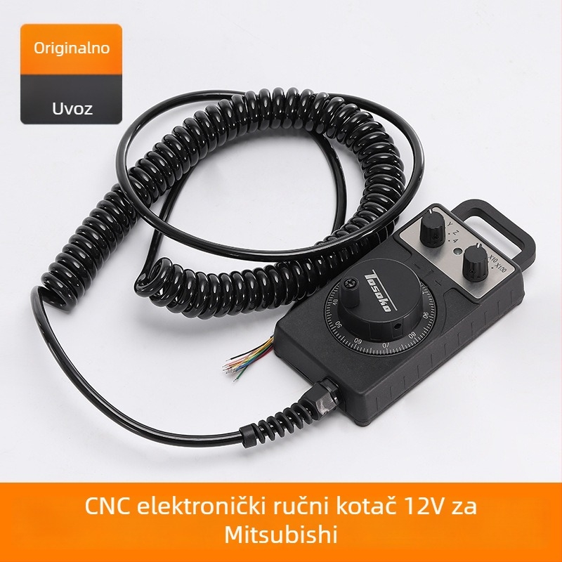 CNC centar za obradu s ručnim kolutom upravljačem i elektroničkim impulsnim generatorom za graviranje strojeva