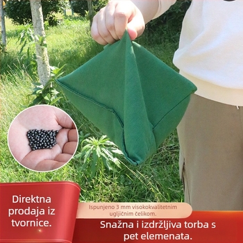 Vreća za trening od debelog platna s čeličnim kuglicama, tradicionalna kung-fu teža vreća, čvrsta teža vreća za borilačke vještine
