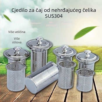 Filter za čaj od 304 nehrđajućeg čelika za čajnik, infuzor, klasični model