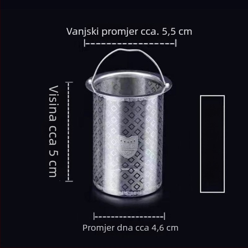 Filter za čaj od 304 nehrđajućeg čelika za čajnik, infuzor, klasični model