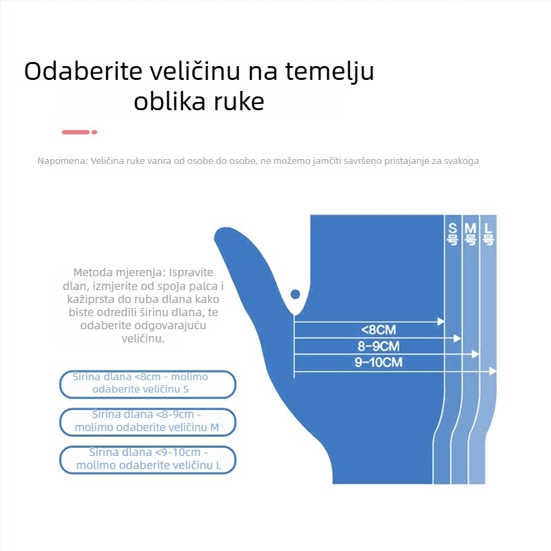 Debele PVC rukavice za kuhinju i catering, protuklizne, vodootporne, za pranje posuđa i čišćenje.