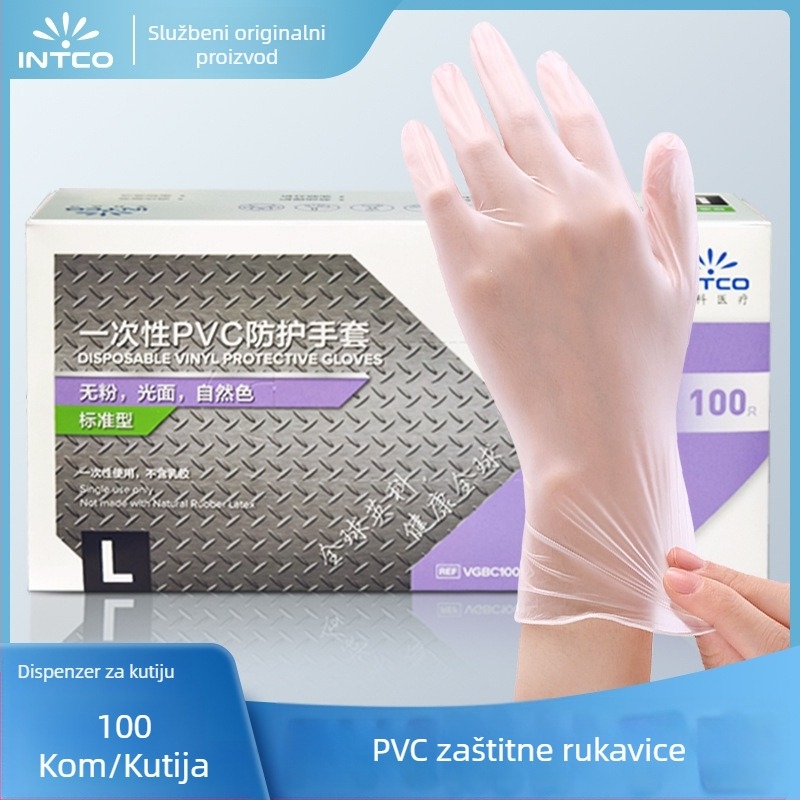 PVC rukavice za jednokratnu upotrebu, prehrambena kvaliteta – kuhinja, catering, pečenje, čišćenje, industrijska zaštita, otporne na habanje
