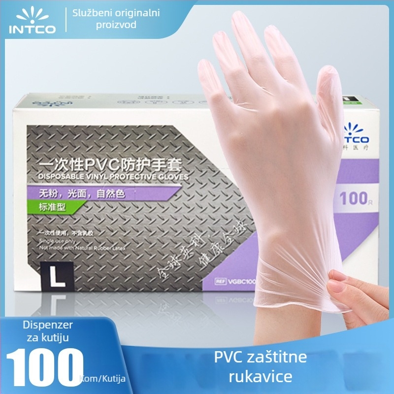 PVC rukavice za jednokratnu upotrebu, prehrambena kvaliteta – kuhinja, catering, pečenje, čišćenje, industrijska zaštita, otporne na habanje
