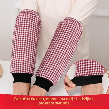 Dugi pamučni rukavi za zaštitu ruku, unisex, otporni na ulje, kuhinja, jesen-zima