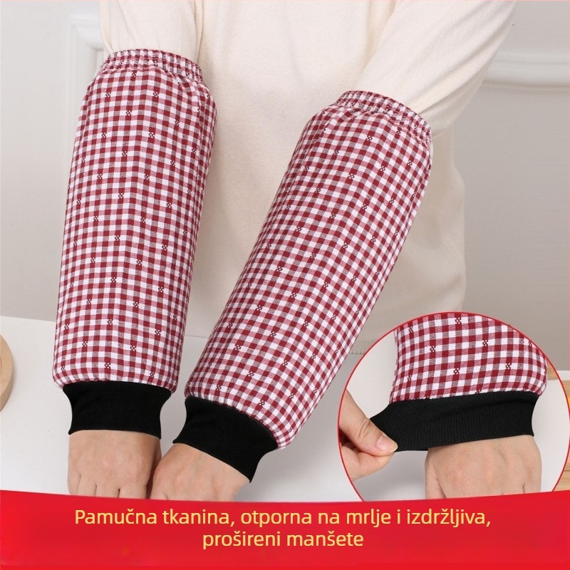 Dugi pamučni rukavi za zaštitu ruku, unisex, otporni na ulje, kuhinja, jesen-zima