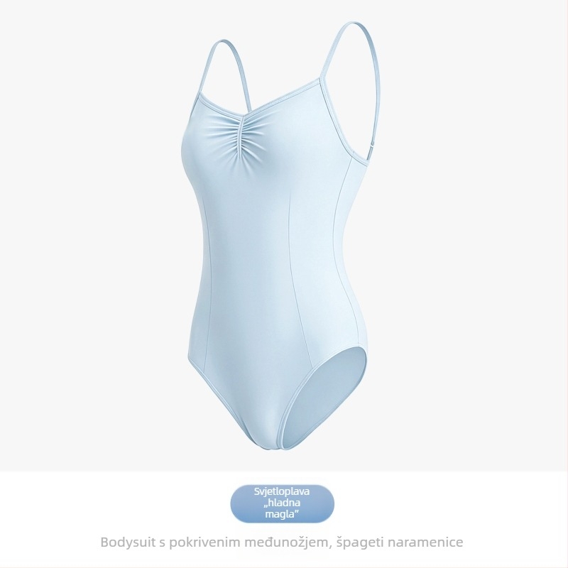 Nylon baletni leotard za žene, jednodijelna plesna odjeća, za odrasle