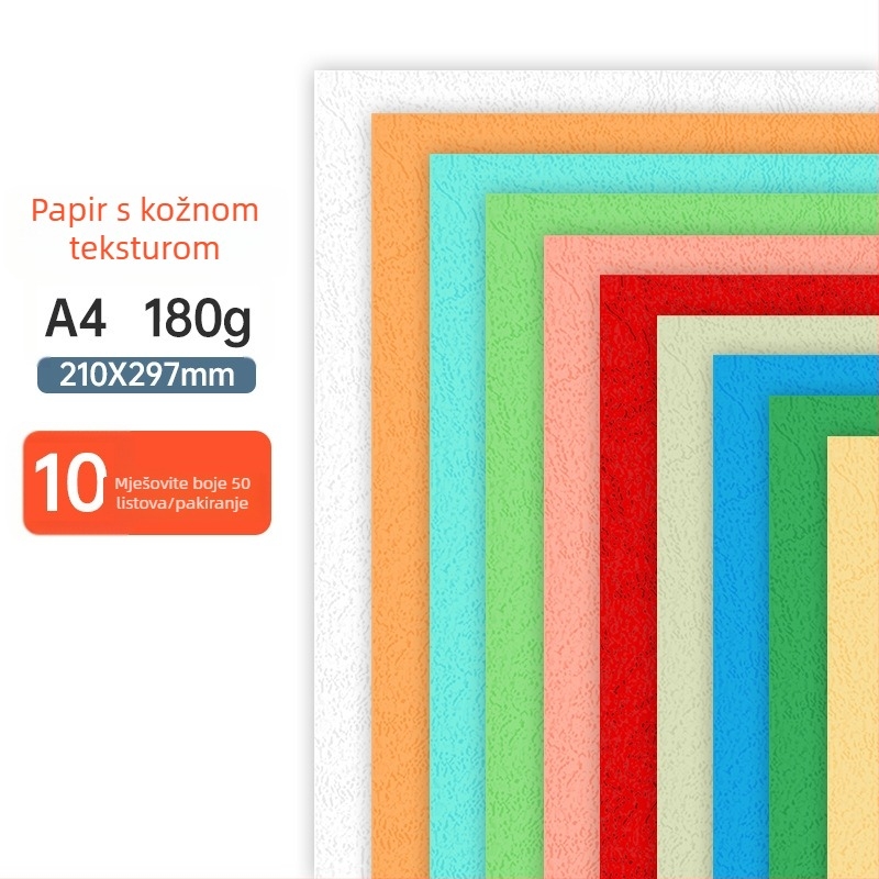 180 g/m² A4 teksturirani papir za vezivanje – korice za tendere i ugovore