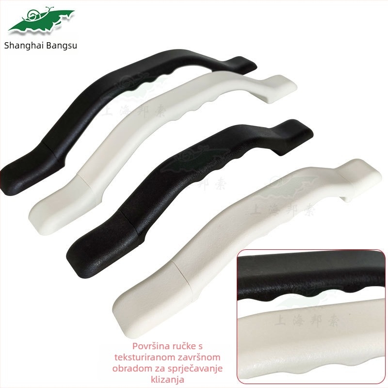 Nylon ručica za vrata ormarića za RV, LS522-285, 230 mm (mala) / 285 mm (velika) – moderni minimalistički stil