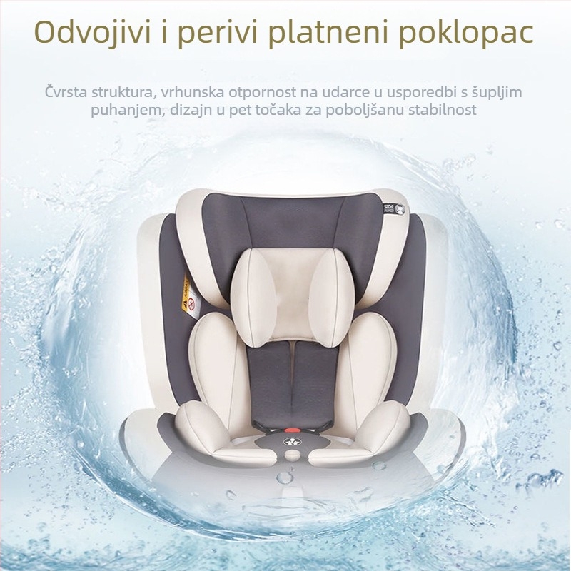 Jastučić za dječji nosilj i unutarnji jastuk za auto sjedalo, zaštita struka i glave, sve sezone