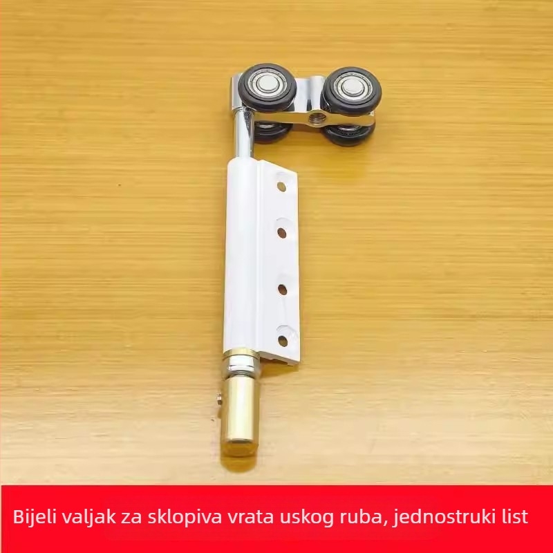 Rolne od aluminijske legure za sklopive staklene vrata – klizna vrata, jedno ili dvostruko krilo, uski rub, kotač šarke