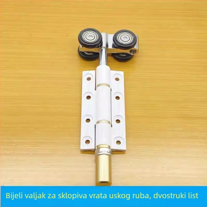 Rolne od aluminijske legure za sklopive staklene vrata – klizna vrata, jedno ili dvostruko krilo, uski rub, kotač šarke