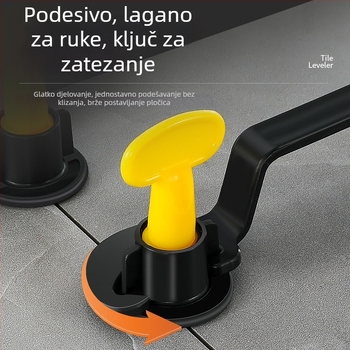Nivelač pločica s zamjenjivim čeličnim iglama za zidne i podne pločice
