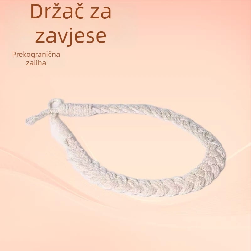 Pletene pamučne užadi za zavjese - minimalistički dizajn