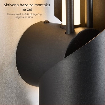 Minimalistična duga zidna svjetiljka za spavaću sobu, uz krevet i dnevni boravak – dizajnerska vrhunska zidna svjetiljka