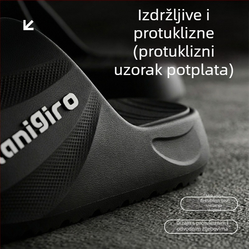 Weiyi muške sportske sandale za ljeto, za kuću i van, protuklizne, otporne na habanje, debela potplat, ugodan osjećaj