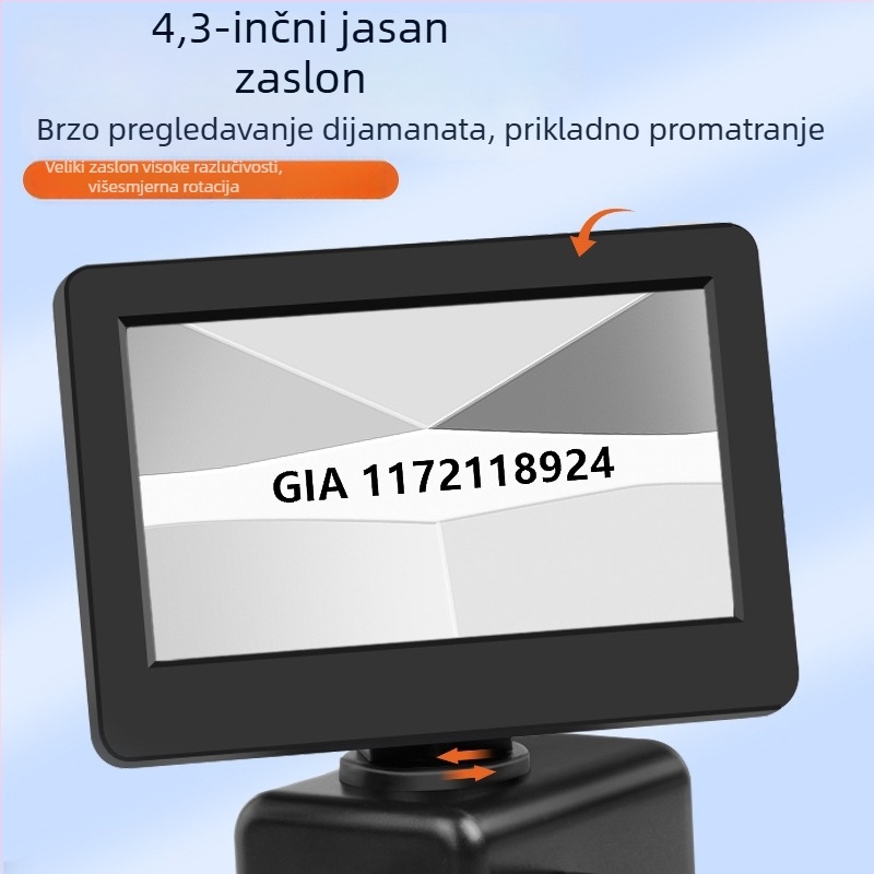 Desktop mikroskop za identifikaciju dijamanata s video povećalom, visoka definicija, GIA mikroskop