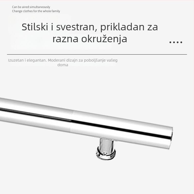 Nehrđajući čelična ručka za vrata od stakla, jednostrani montažni, velika ručka za vrata od stakla, drva i aluminija