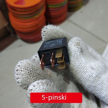 Ljubičasto auto rele, 12V/24V, 60A, visokog protoka, kompaktno, s 4 pinom ili 5 pinova