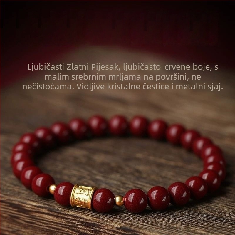 Cinnabar narukvica za žene i muškarce, višeslojne i jednodijelne, za Godinu Zeca, niski sadržaj štetnih tvari