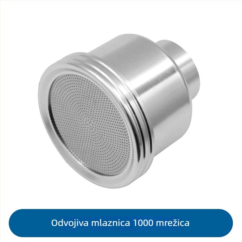 Odvojivi pištolj za navodnjavanje sadnica visokog protoka, aluminijski raspršivač za staklenik, mreža 400 i 2000