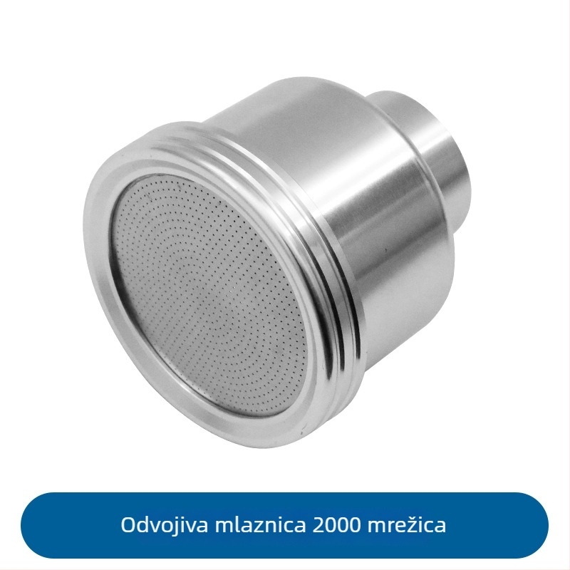 Odvojivi pištolj za navodnjavanje sadnica visokog protoka, aluminijski raspršivač za staklenik, mreža 400 i 2000