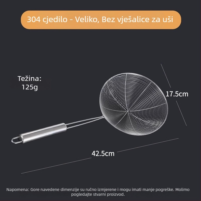 Nehrđajući čelični lonac za goveđi hot pot s filtracijom, s kukom za vješanje, protuklizna i zaštita od opeklina