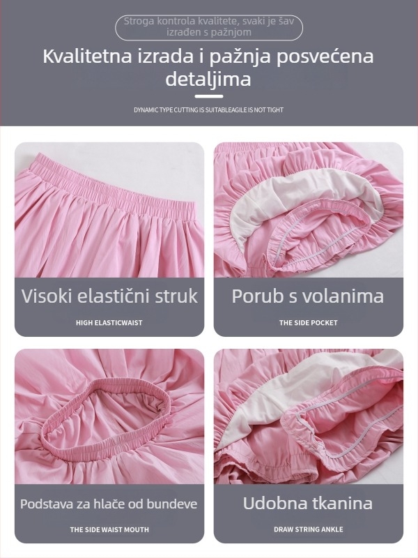 Crna plisirana suknja s cvjetnim uzorkom, visokim strukom, A-linija, kratka plisirana, ljeto 2026