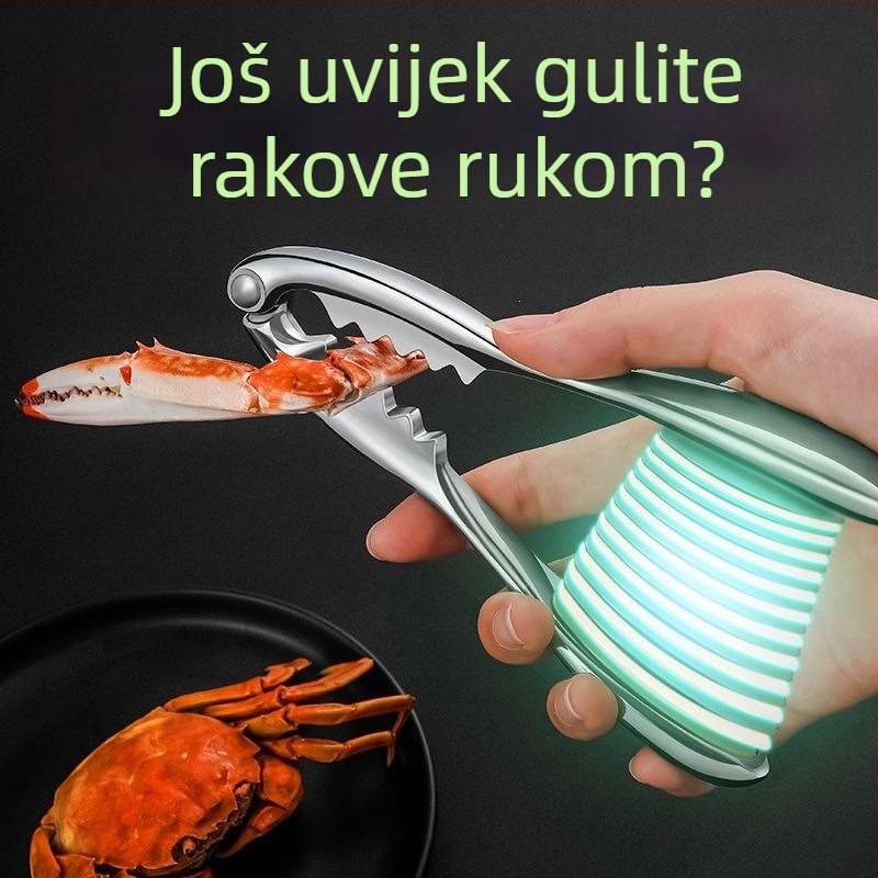 8-dijelni set alata za krabe od nehrđajućeg čelika, uključuje iglu za kraba i kandže kraba