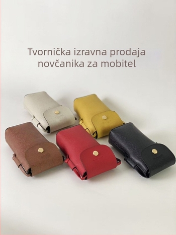 Longxiang nova mini torbica za telefon s preklopom, kožna crossbody torbica u stilu Fries Bag, lagana i moderna