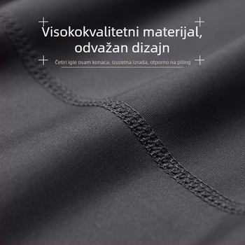 Muški set kompresijske odjeće za brzo sušenje, za zimsko trčanje i trening
