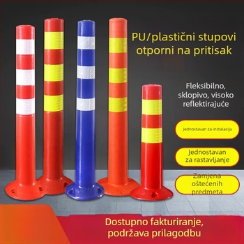 75 cm plastična kolona za upozorenje, fleksibilni razdjelnik, reflektirajuća barijera za parkiranje