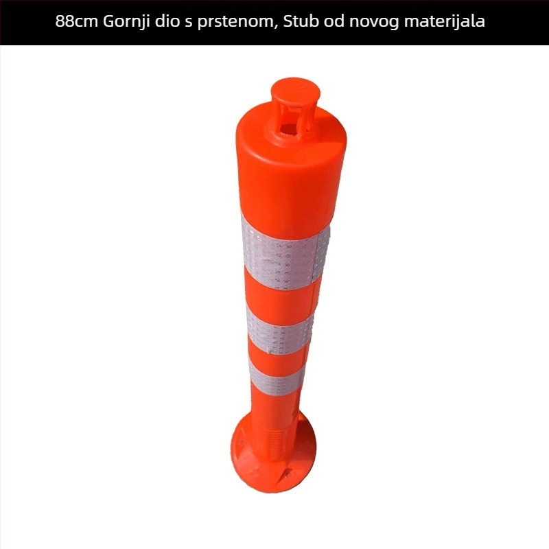 75 cm plastična kolona za upozorenje, fleksibilni razdjelnik, reflektirajuća barijera za parkiranje