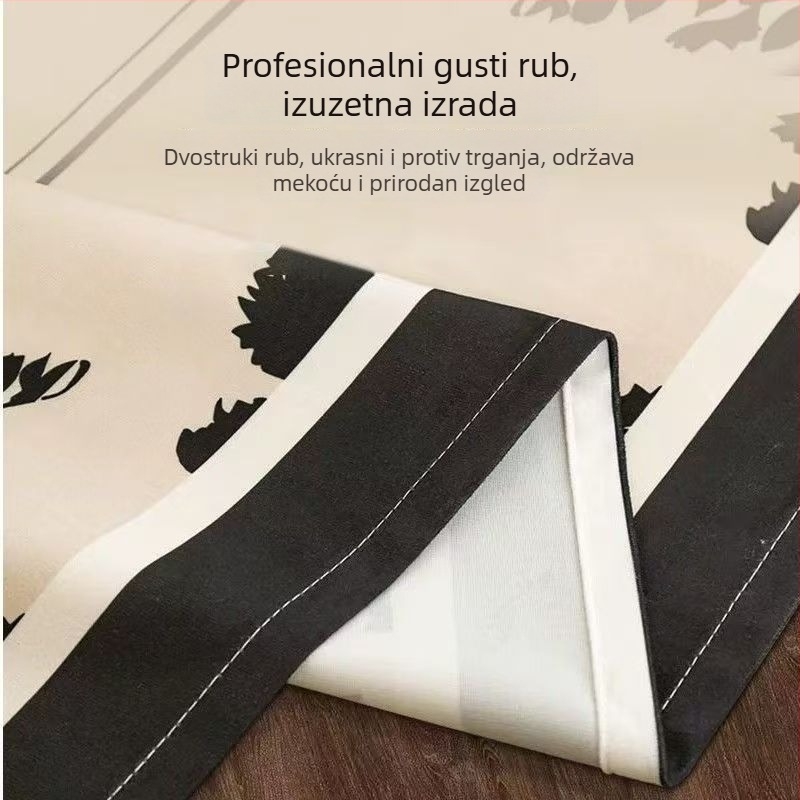Zeleno platneno zaštitno krpno za tipkovnicu i glavnu jedinicu, kineski stil, univerzalna zaštita od prašine od flanele za računala
