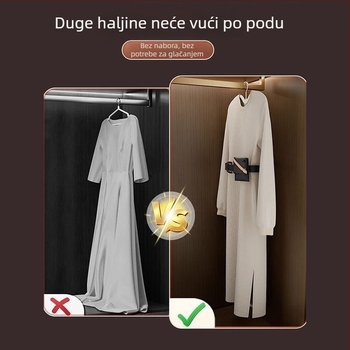 Kućna vješalica za odjeću, protuklizna, zaštita ramena, za sušenje i garderobu