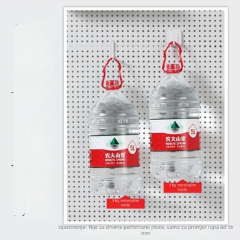 Pegboard s 16 mm rupama – poseban držač, držač olovke, skladištenje za stol, DIY ukrasni regal