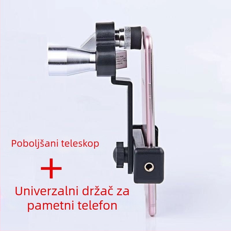 Monokularni teleskop s HD noćnim vidom, kompatibilan s kamerom na telefonu, kompaktan i prijenosan za otvorene koncerte