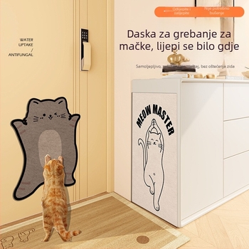 Zidna grebalica za mačke — velika, otporna zaštita za vrata i namještaj