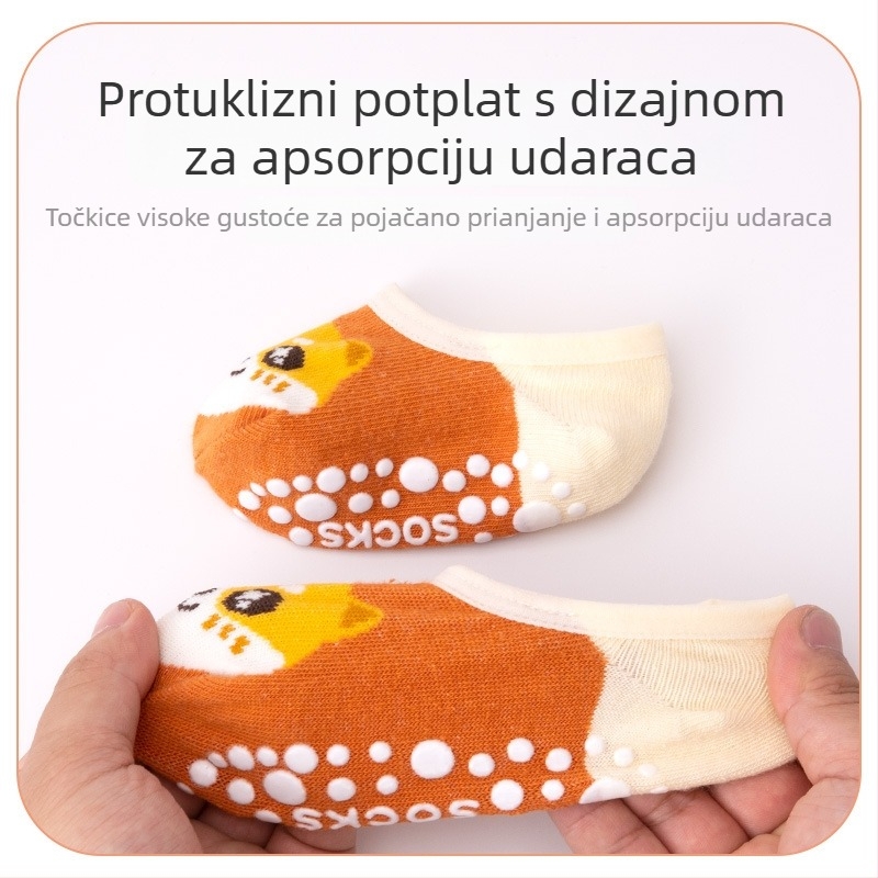 Dječje unutarnje čarape-cipele za proljeće i jesen, protuklizne, prozračne, mekana potplata, za bebe i malu djecu