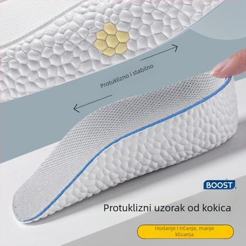Nevidljiva uložna za povećanje visine, za muškarce i žene, s polu-podlogom pete i potporom luka, protuklizno, 1,5/2,5/3,5 cm