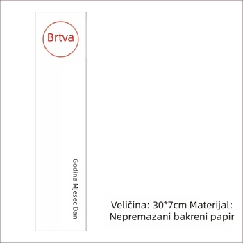 Naljepnice za brtvljenje ormarića hidranta i kartice za inspekciju opreme za gašenje