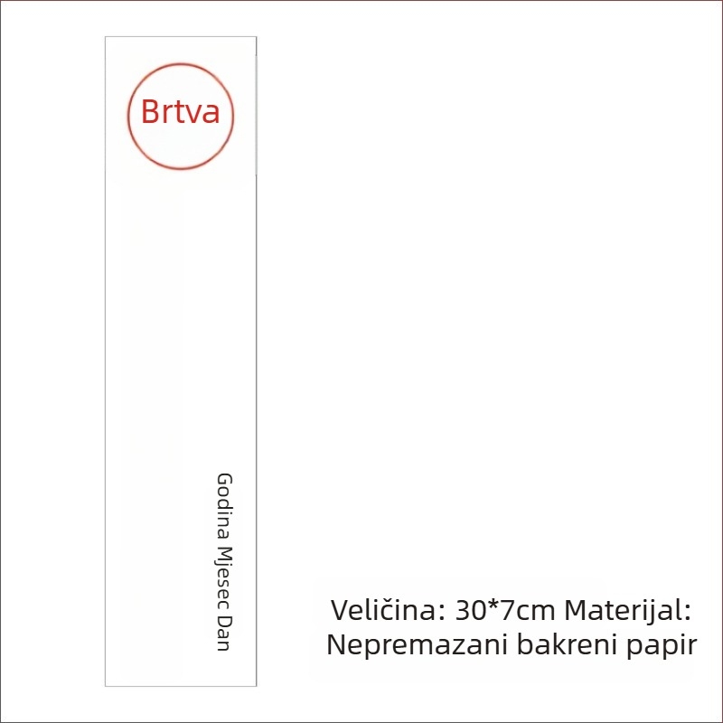 Naljepnice za brtvljenje ormarića hidranta i kartice za inspekciju opreme za gašenje