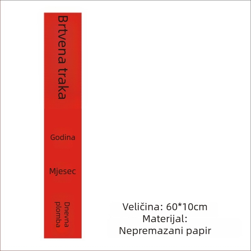 Naljepnice za brtvljenje ormarića hidranta i kartice za inspekciju opreme za gašenje