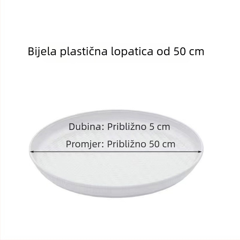 Kružna velika plastična cjedilo za kućnu upotrebu – fino prosijavanje brašna i riže, cjedilo za tjesteninu, višenamjensko cjedilo za sušenje