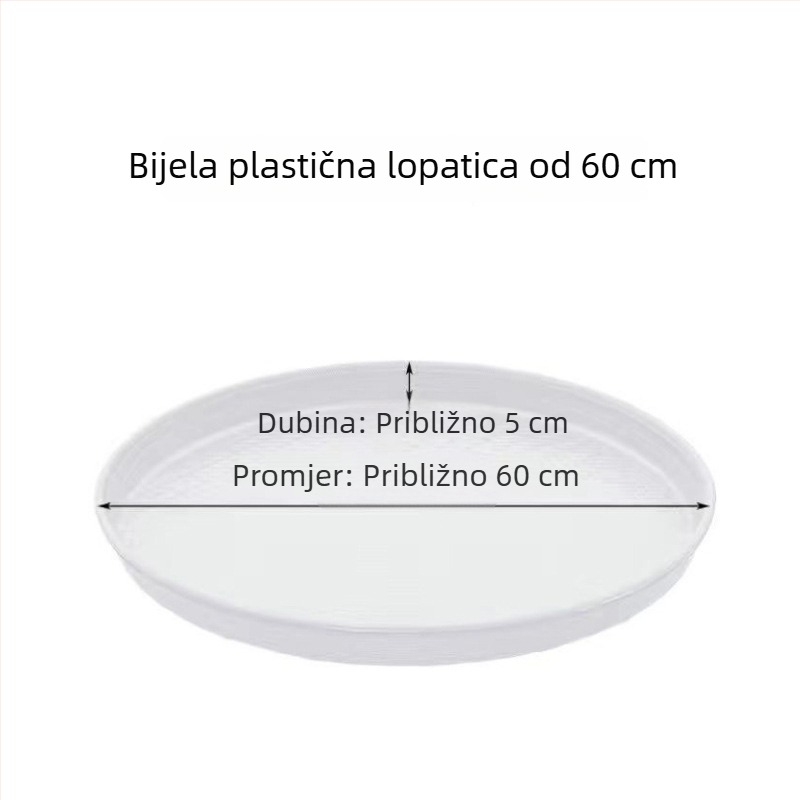 Kružna velika plastična cjedilo za kućnu upotrebu – fino prosijavanje brašna i riže, cjedilo za tjesteninu, višenamjensko cjedilo za sušenje